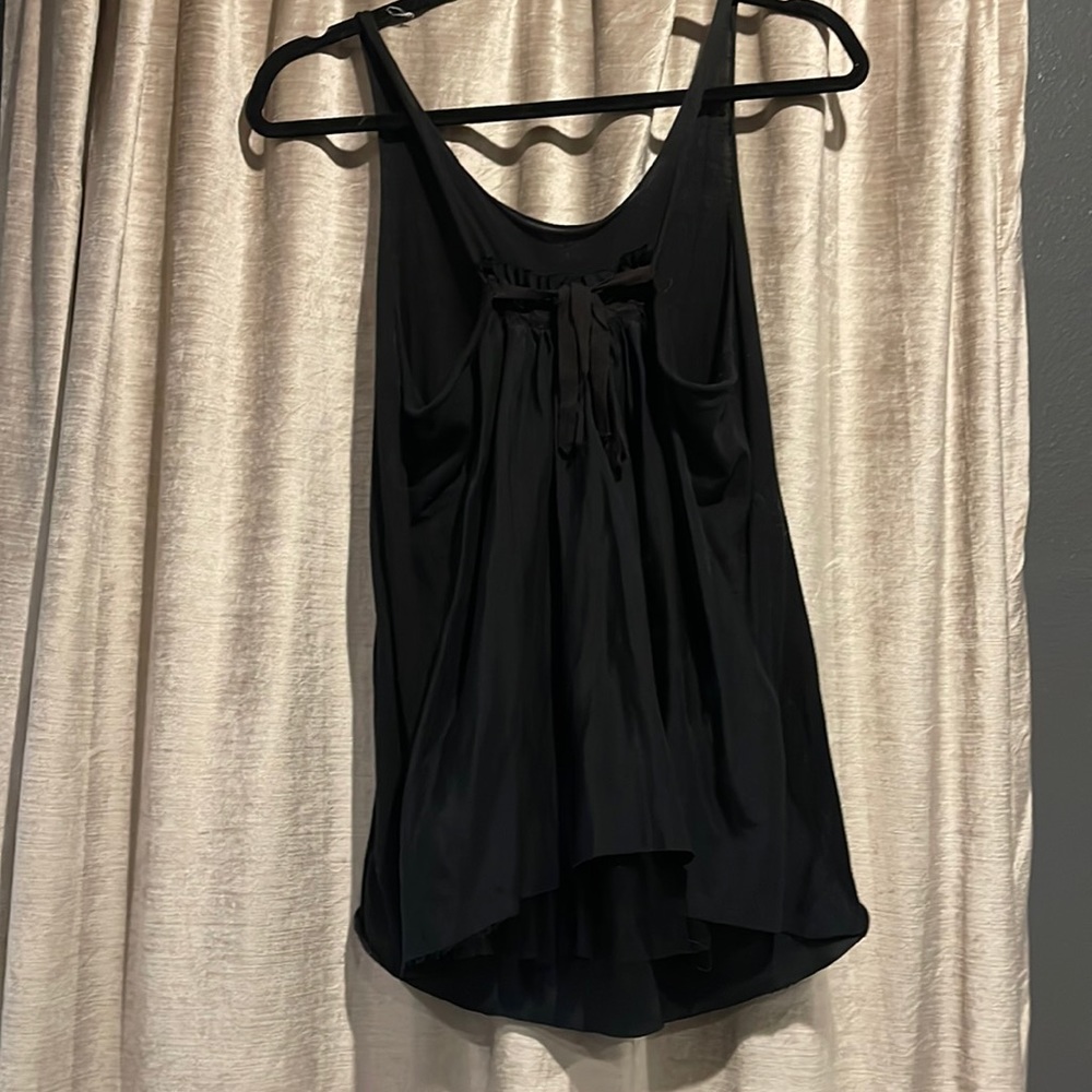 Juicy bird black tank top with back detail